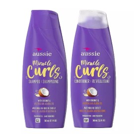 Aussie Miracle Curls 샴푸 컨디셔너 세트 각 12.1fl oz Aussie Miracle Curls Shampoo Conditioner Set 12.1fl oz each