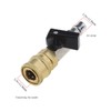 Compressed Air Quick Release Coupling Pneumatic Ball Valve Dosing Valve