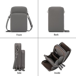 Small Crossbody Bag RFID Cellphone Wallet Purse Shoulder Bag Ladies Handbag Purse with Shoulder Strap