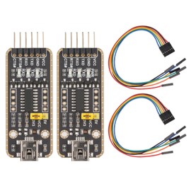 2pcs USB to UART Ttl Adapter For CH343G Chip Double Sided Black Immersion Gold Process Serial Converter Module