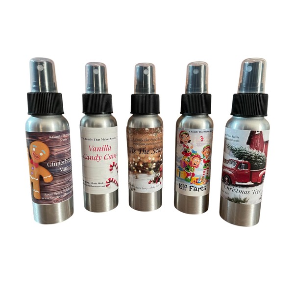 Christmas Scents Pet Friendly Room Sprays - Christmas Collection- Highly