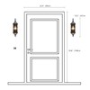 Milaii 18.5" H Copper Outdoor Wall Lights Exterior Waterproof Wall