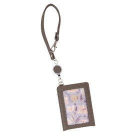 Reimei Fujii NSP1212N Pass Case, Commuter Passcase, Nofesu, Reel Included, Brownish Gray