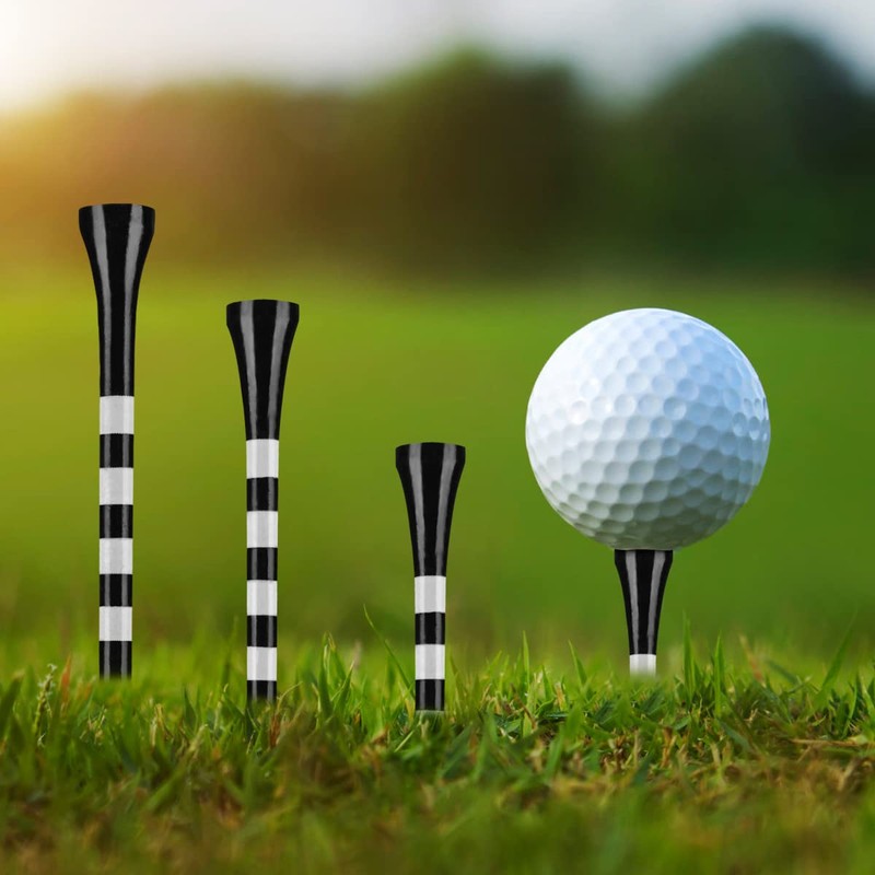 MAZEL 50 Counts Bamboo Golf Tees 2 3/4"&3 1/4" Mixed