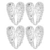 4Pcs Brooch Pin Diamond Angel Wing Pattern Cute Fashion Lapel