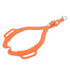 Timunr 2 Serrated Claw Hook,Log Lifting Tongs, Heavy Duty Grapple Timber Claw,Lumber Skidding,Log Lifting -28in