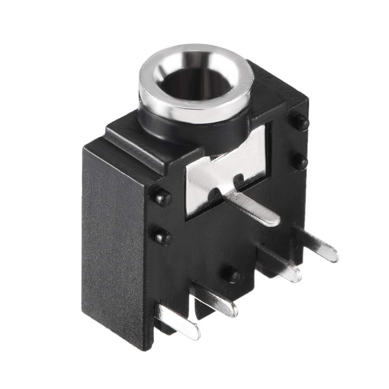 sourcing map 3.5 mm Audio Jack Connector PCB Mount Female