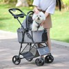 Toolzia 3 in 1 Pet Stroller with Removable Carrier -