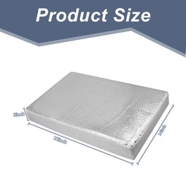 ESMING 1Pack 22"x14"x3" RV Skylight Insulator,RV Vent Insulator, RV Skylight Cover with Reflective Surface, Waterproof RV Insulation, RV Sunroof Skylight Insulates Light and Reduces Noise