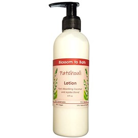 Patchouli Lotion (8 Ounce) - Pure Essential Oil Fragrance - Absorbs Quickly with a Woodsy Exotic Scent