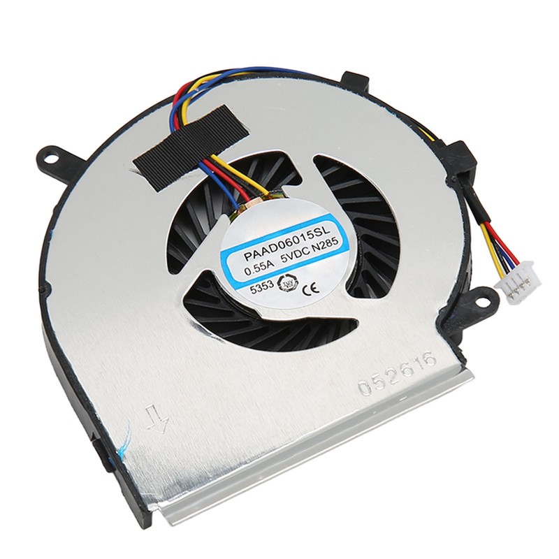 Cooling Fan 4 Pin Aluminum Alloy ABS Easy Replaceable Laptop