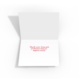 Stonehouse Collection | Ocean Christmas Card | Santa Delivering Presents Holiday Cards | Beach Christmas Cards (Standard)