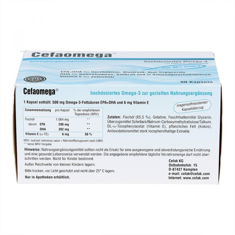 Cefaomega Kapseln, 90 St