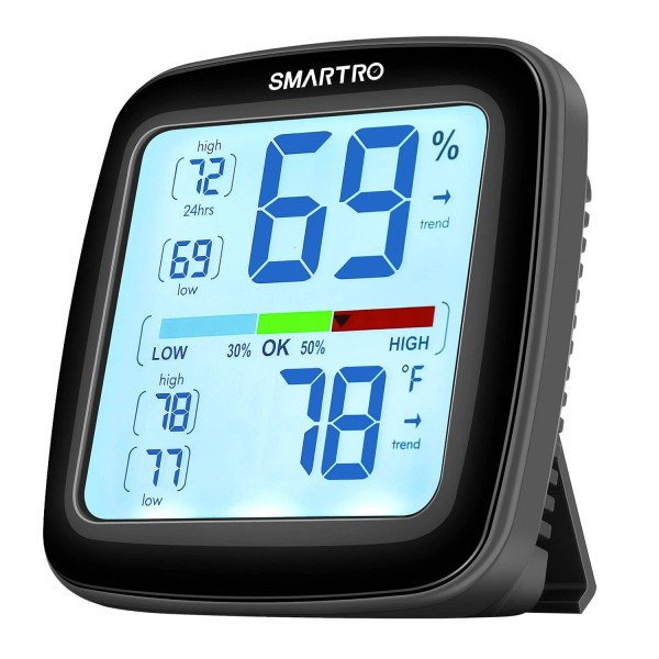 SMARTRO SC42 Professional Digital Hygrometer Indoor Thermometer Room Humidity Ga