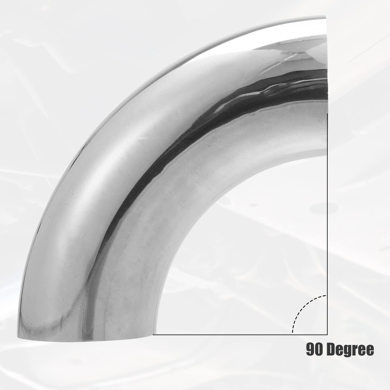 X AUTOHAUX 1Pcs OD 3 Inch 90 Degree Mandrel Bend