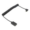 1.8m Coiled Cable Micro HD Multimedia Interface to Female HD