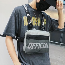 Maizoon Chest Pack Ultimate Running Vest Tactical Gear for Men Hiking Hunting Outdoor Activities Versatile Waist Bag, Grey