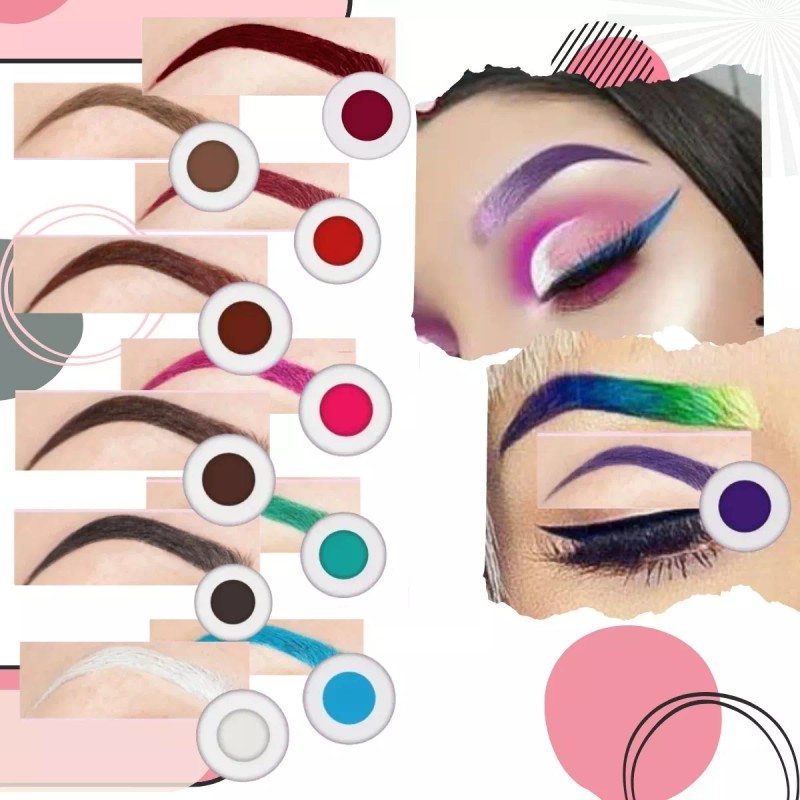 Universo en Linea Crema Pomada De Colores Para Ceja Maquillaje