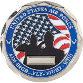 Artisan Owl United States Air Force Proud Parent of an Airman Challenge Coin