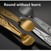 4 pcs Sugar Cube Tongs,Rose Relief Sugar CubeTongs, Rose Relief
