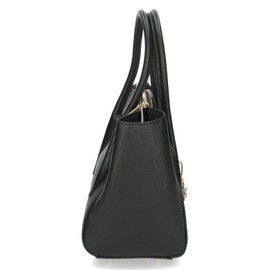 CAPRICE Women's Medium Leather Handbag, Black (Black Nappa)