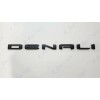 GMC 1pc Gloss Black Rear DENALI Emblems Letters Fit 2021-2023