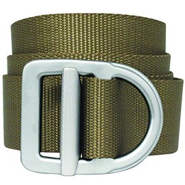 Bison Designs Delta Belt - by - Light Duty 38mm - USA Made - Brown XL, Coyote Brown, up to 46"