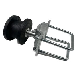 Nylon Sliding Cantilever Gate Rollers for 4" Square Post, 2” Chain Link Fence Gate Frame or Slide Gate