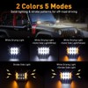 TALMYT 4 Inch Side Shooter Strobe Lights - Dual White
