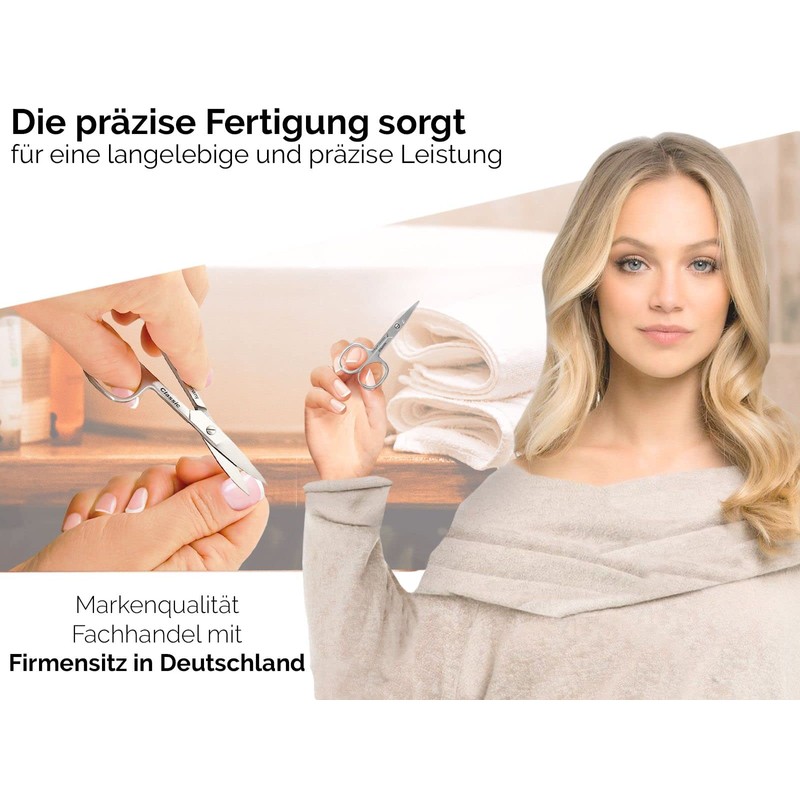 Nagelschere aus Solingen Classic Modell mit einseitiger Mikroverzahnung FuÃnagelschere Made