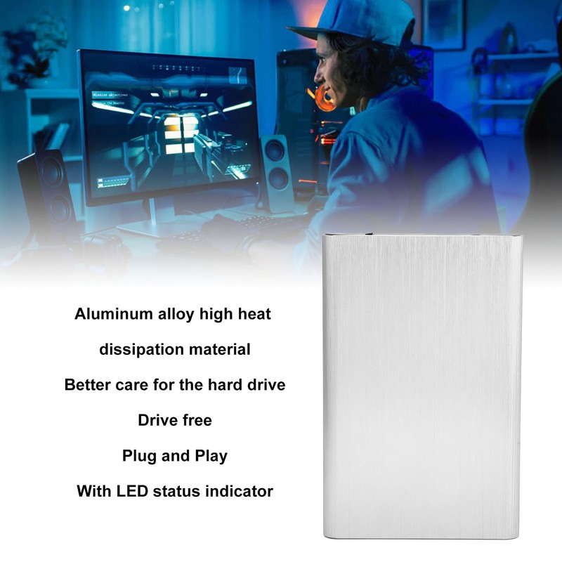 Hard Drive Enclosure 2.5 Inch USB 3.0 SATA High Speed