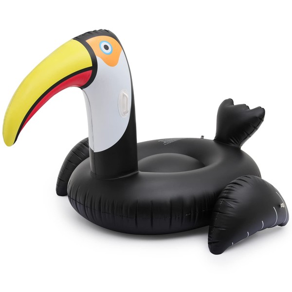 MoNiBloom Pool Float for Adult Inflatable Giant Floaties Toucan Lake Rafts Swimming Floaty Summer Beach Ride-ons
