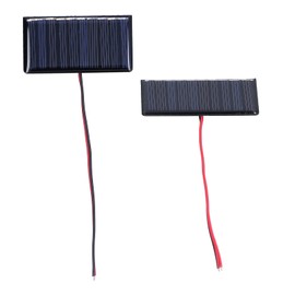 Solar Panel Module, Polysilicon Micro Glue Power Solars Cell Photovoltaic Module DIY System Kits for Low Power Electrical Appliances Toys Advertising Household Lights Electric Fans