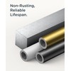 FORIOUS Toilet Roll Holder, Wall Mount Rustproof Stainless Steel Double