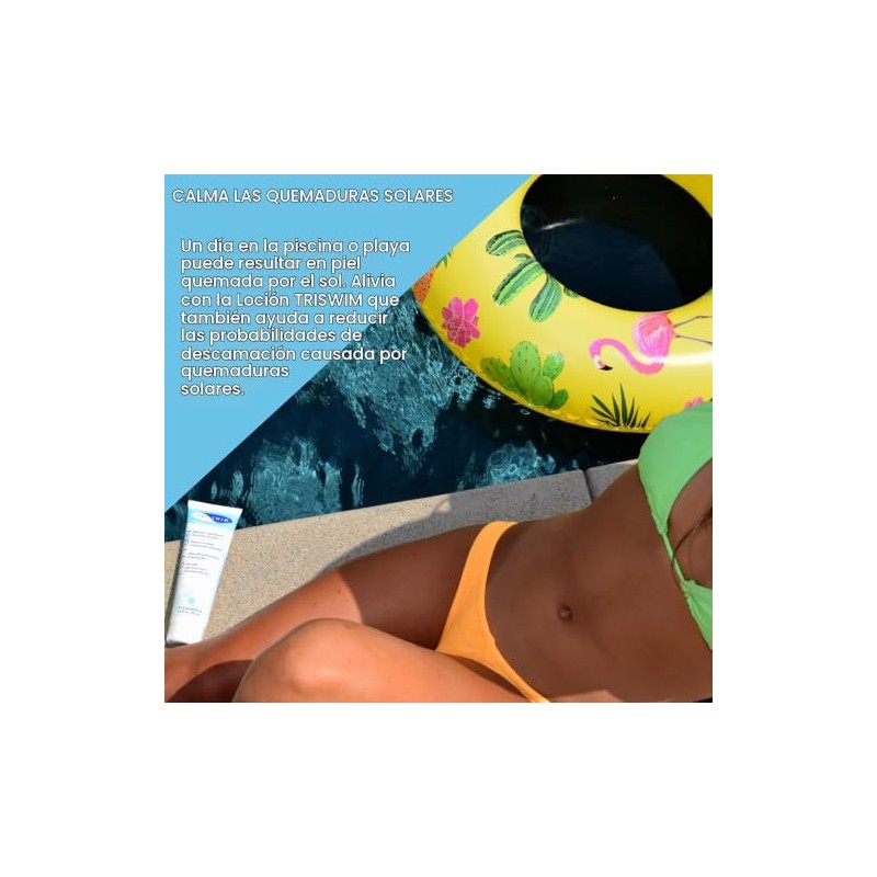 TRISWIM Swimmers Lotion Moisturizing Skin Repair with Aloe Vera &