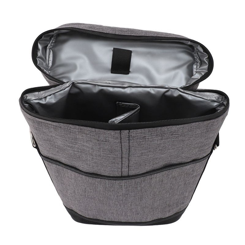 2 Bottle Wine Cooler Bag Leakproof Insulated Padded Wine Carrier