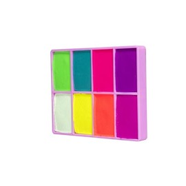 COLIBRIX, Paletita Neón, Maquillaje corporal base agua, Hipoalergenico 100g