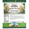 Ginger Rhubarb Dandelion Root Tea (25 tea bags, ZIN: 564266)