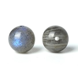 100 pieces natural stone beads, 10 mm, grey moonstone, round, loose gemstone, energy healing beads, hole size 1 mm, DIY smooth beads for bracelet, necklace, earrings, jewellery making