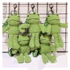 Amily Frog Plush Keychain, Matching, Fluffy, Cute, Teddy Bear, Stylish,