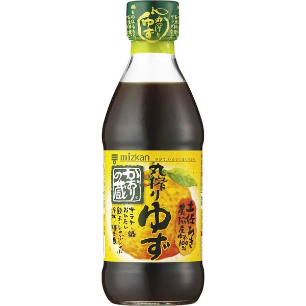 [Product of Japan] Mizkan Premium Yuzu Ponzu Seasoned Soy Sauce / Kaorinokura Marushibori Yuzu - 12.7 Fl Oz | Pack of 1