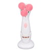 Electric Facial Cleansing Brush 3 Head Massage Facial Exfoliating Silicone