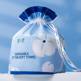 Disposable Pure Cotton Roll Facial Towel (300G) for Dry & Wet Face Cleansing Roulijie Classic Roll 10ea