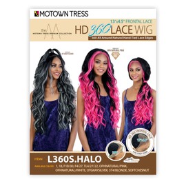 Motown Tress HD 360 Lace Frontal Wig 13X4.5 L360S.Halo (F4/27)