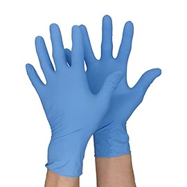 Fujinap Fuji Latex Gloves, Powder Free, Blue, S, 100 Sheets x 1 Box