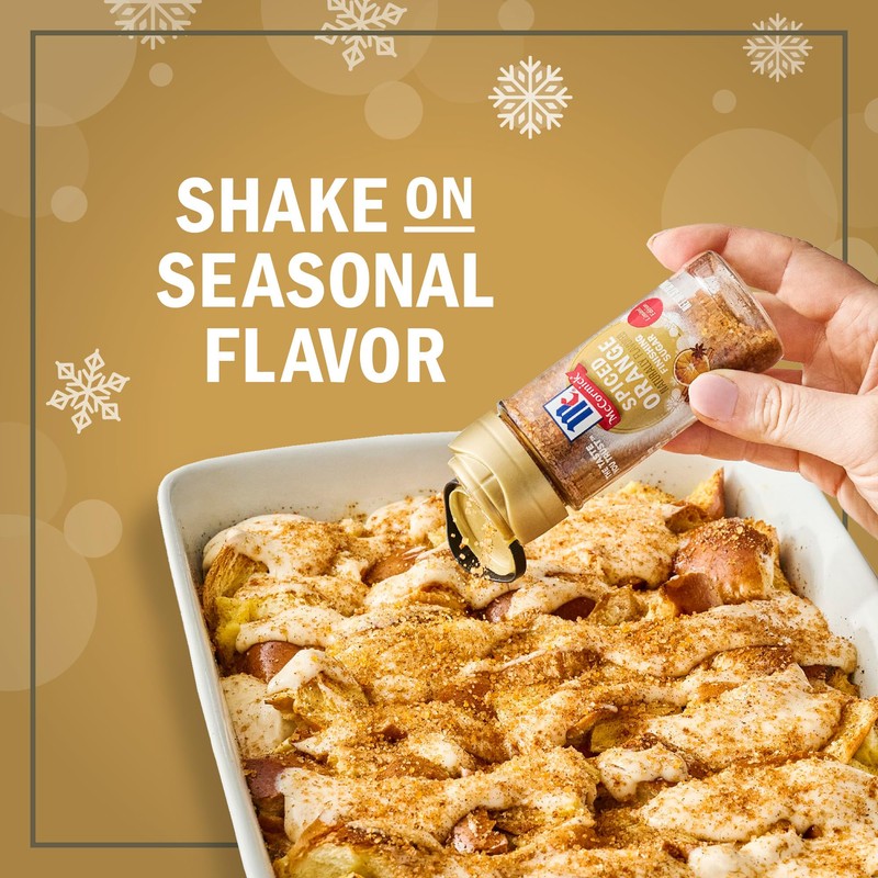 McCormick Finishing Sugar, Spiced Orange, Limited Edition, Bright Citrus Flavor