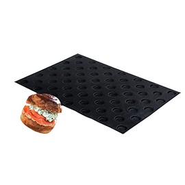 Sasa Demarle FP 1089 Baby Choux Flexipan Origine Silicone-Fiberglass Mold with 59 Cavities 1-3/16 Inch