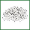 Motoforti 100 Pcs White 8A Car Fuse Tube Universal 25x6x5mm