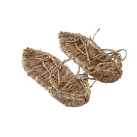 WUJIEWEN Japanese Anime Bleach Cosplay Schoenen Straw Sandalen Slipper Kostuum Accessoires Kurosaki Ichigo Cosplay Schoenen Sokken Japanese Waraji Samurai Bushi Sandal L