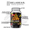 Belabear 220V Café y Guaraná 100 Gomitas de 2.8g SFN.